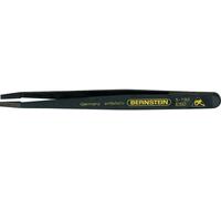 BERNSTEIN Tools for Electronics 5-192 Pince brucelle de précision NKR plate, large, décalée 120 mm