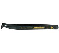 BERNSTEIN Tools for Electronics 5-194 pour lélectronique et la mécanique de précision Pince brucelle de précision NK6 pointe en forme de pioche, émoussée 120 mm