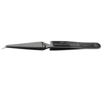 Bernstein Tools for Electronics 5-858-13 antistatique (ESD) Pince brucelle ESD 31c plate, courbée 125 mm