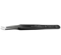 Bernstein Tools for Electronics 5-863-13 antistatique (ESD) Pince brucelle ESD 2acb plate, large, courbée à 30° 125 mm