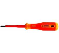 BERNSTEIN Tools for Electronics Bernstein Werkzeugfabrik 14-683 VDE VDE Tournevis cruciforme PH 2 Longueur de la lame: 100 mm DIN EN 60900