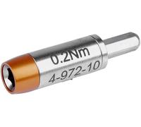 Bernstein Adaptateur de couple de serrage 4-972 - Préréglé 0,2 Nm (max) 6 pans intérieurs