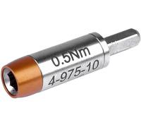 Bernstein Werkzeuge – Adaptateur de couple 4-975 – 0,5 Nm (max) – pour embouts C4 4 mm