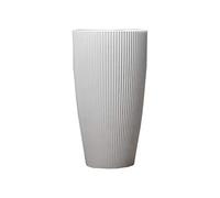 BERNSTEIN - Vasque Lavabo Colonne au sol fonte minérale Blanc mat à poser 50x50x90cm - Design, Robuste & Durable - TWZ316