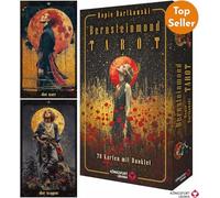 Bernsteinmond Tarot - 78 Tarotkarten und 80-seitiges Booklet | Klare Antworten sofort
