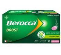 Berocca Boost Effet Coup de Fouet 30 Comprimés Effervescents - Boîte 30 comprimés