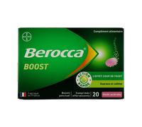 Berocca Boost Effet Coup de Fouet Boîte de 20 comprimés effervescents