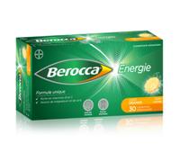 Berocca Energie Boîte de 30 Comprimés Effervescents Goût Orange