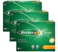 Berocca Energie Complément Alimentaire Gout Orange 45 Comprimés Effervescents Promo 2+1 Gratuit