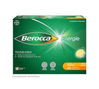 Berocca Énergie Goût Orange 45 Comprimés Effervescents