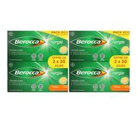 Berocca® Energie Orange Multivitamines et Minéraux aide à réduire la fatigue Comprimés Effervescents 2x60 pc(s)