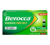 Berocca Énergie Pro B12 50 Ans Et + 10 Flacons 10 Ml