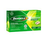 Berocca Immunité Défense Boîte de 2x28 Gélules Végétales