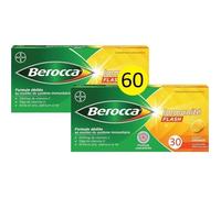 Berocca Immunité Flash Comprimés Effervescents 2 Pack De 30 Comprimés