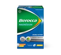Berocca® Magnésium - Double action fatigue et nervosité, mémoire concentration programme express 14j 14 sachets Sachet(S) pc(s)