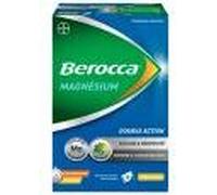 Berocca Magnésium Double Action Fatigue Nervosité Mémoire Concentration 14 Sachets - Boîte 14 sachets de poudre effervescente