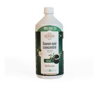 Beroïa - Savon noir concentré multi-usage nettoyant et dégraissant d'origine naturelle 1L - Parfum Olive et Laurier