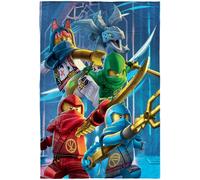 BERONAGE Grande couverture Lego Ninjago Templefall Fighting - 150 x 200 cm - Super douce - Pour enfant - En polaire - Couverture de canapé, drap de bain - Poncho