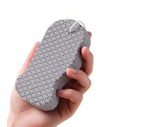 Berosely Éponge de bain exfoliante super douce pour peau éclatante 3D pour le corps (1 x gris)
