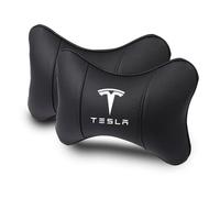 BEROZA 2 pièces Appuie-tête Coussin de Cou,pour Tesla Model Y/3 Coussin Repose Tete Voiture Ergonomique,Bon étirement,Réglable en Hauteur,A