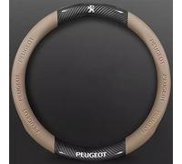 BEROZA Couvre Volant Voiture,pour Peugeot 308 I 2007 2008 2009 2010 2011 2012 2013 Accessoires de Volant Respirant Antidérapant Volant Protecteur Volant Protège Volant,A