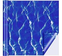 BEROZA Rustine de Piscine, Piscine Patch de Réparation, Kit de Réparation de Patch, Correctifs Auto-adhésives Rustine,Auto-adhésifs en PVC pour Piscine-Bleu