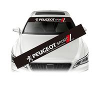 BEROZA Voiture Pare-Brise Avant Autocollant, pour Peugeot 306 1993-2002 Autocollant fenêtre Voiture Bandes Pare-Soleil, PVC Autocollant Réfléchissant,E