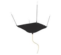 BERPET Bâche de dérivation de Fuite de Toit Robuste pour Toit avec Drainage - Noir - 1,5 x 1,5 m