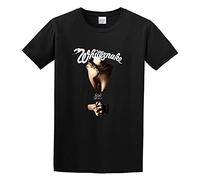 BERRAHI Whitesnake Slide It in V1 Funny Top Unisex 100% Cotton Short-Sleeve T-Shirts Black S