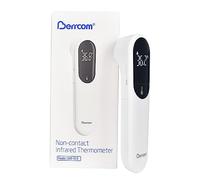 Berrcom Thermomètre de fièvre sans contact, thermomètre frontal infrarouge avec nouvelle technologie à double sonde, thermomètre de fièvre pour enfants et adultes avec lecture instantanée, alarme de