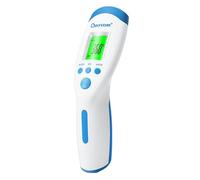Berrcom Thermomètre Frontal 3 en 1 - Adulte, Bébé, Médical, Sans Contact, Infrarouge - Lecture Instantanée, Alarme de Fièvre, Commutateur °C/°F