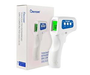 Berrcom Thermomètre Frontal Adulte et Bébé, Thermomètre Médical Infrarouge sans Contac avec Lecture Instantanée, Alarme de Fièvre