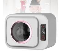BERRIHORT Sèche-linge mural à tambour, mini sèche-linge électrique, petit sèche-linge intelligent, séchage rapide en 30 minutes, réglage à 3 vitesses, capacité 1 kg, séchage 3D, faible bruit, pour
