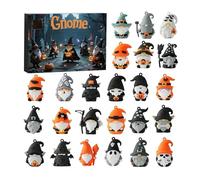 Berriphonia 2025 Calendrier Du Compte À Rebours De L'Halloween - 24 Jours 2025 Gnome Modèle Santa Ornament Advent Toy - Halloween Figurine Doll, Décoration De La Maison Pour Sa Femme Hus Femme Adolesc