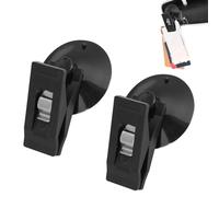 Berriphonia Agrafe Réutilisable De Carte De Ventouse De Bride - Porte-Affiche À Ventouse pour Voiture | Lot De 2 Pendentifs De Décoration Amovibles pour Véhicule À Usages Multiples