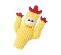 Berriphonia Catnip Jouet Dentaire pour Chat - Peluche Douce en Forme de Cactus - à mâcher avec de Parfum Naturel dans Le Temps de soulagement du Chat - Point de Stimulation pour