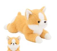 Berriphonia Chien en peluche, jouet d'accompagnement doux en peluche, douillette avec fonction coussin, pour , adolescents, adultes et collectionneurs pendant le temps de jeu, l'heure du