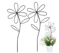 Berriphonia en Pot Treillis, d'escalade en Trellis, Support de d'escalade en métal | Ensemble de 2 étagères d'escalade de Vigne, Support de d'intérieur en métal pour Le