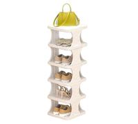 Berriphonia , Étagère de rangement à chaussures à 6 niveaux Organisateur de penderie pliable Rangement pour couloir salon Espace de rangement pour l'optimisation de l'organisation des chaussures