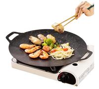 Berriphonia Griddle For Induction Trup De Cuisson - Chauffante Plate Supérieure Pour Induction | Coffinage En Rond Antiadhésive THAUX UNIFORME CENJOY Le Goût Authentique Du Barbecue Cor