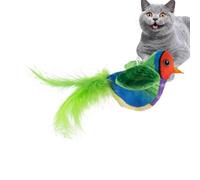 Berriphonia Oiseau gazouillant des Ailes battantes - Jouet d'oiseau de Chat | Oiseau gazouillant à Ailes battantes, Jouet réaliste pour Chat, Automatique, Super Doux, Oiseau Volant interactif