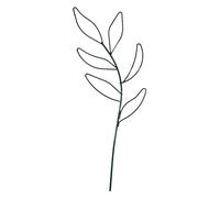 Berriphonia Petites grilles pour en Pot, Petits Serpents de, Feuilles en métal pour grimpantes, Support d'escalade résistant à la Rouille, Fournitures de Jardin pour Vigne
