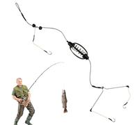 Berriphonia Pièges à appâts pour la pêche, Support d'appâts pour Carpe,Cage d'appât Pratique pour la pêche à la Carpe, mangeoire pour la à la | Porte-appât Polyvalent pour Poisson-Chat