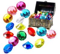 Berriphonia poolGems, poolTreasure Jewel Dive Toy | Jouets De Piscine De De Plongée, Gemmes De Piscine Colorées avec Boîte AuAméliorez Le PlaisTrésor, Pavages De Joyaux sous-Marins pour