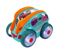 Berriphonia Voiture Cascadeur Enfant | Véhicule Acrobatique Électrique 360° Rotatif | Jeu Éducatif avec Lumières et Musique pour Intérieur Extérieur | Idée Cadeau Anniversaire Pâques Fête Jardin École