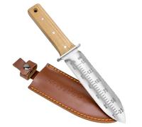Berry&Bird Hori-Hori Gartenmesser, Boden Schaufel Barebones 177.8mm gezackte Klinge Pruner zu entfernen Unkraut Wurzeln Gartenarbeit Digging Tool