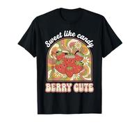 Berry Cute Sweet Like Candy Rétro Strawberry Cottagecore T-Shirt