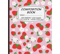 Berry Important Notes: College Ruled | 7.5 x 9.25 | 200 Pages Composition notebook