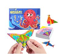 Berry President 152 Feuilles de Papier Origami Double Face Colorés Pour Projets d'art et D'artisanat, Kit Origami Enfant coloré