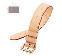 BERRY & SNOWY - Bracelet d'extension en Cuir Vachetta pour LV Keepall 45/50/55, Speedy P9 30/40 (Abricot, Largeur 2,5 cm).